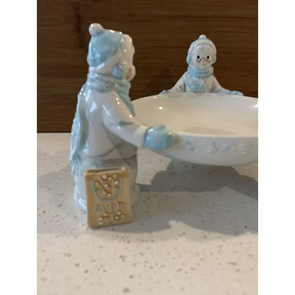 Avon Snow lady‎ Candy Dish First Edition 2002